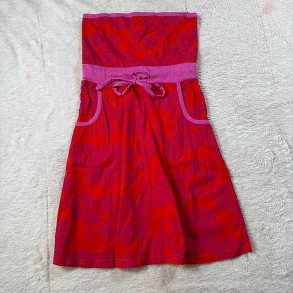 Roxy Surf Strapless Floral Women’s Dress - Picture 1 of 8